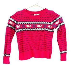 Vineyard Vines Whale Fair Isle Sweater, VGUC, Sz XS (5-6) (5A)